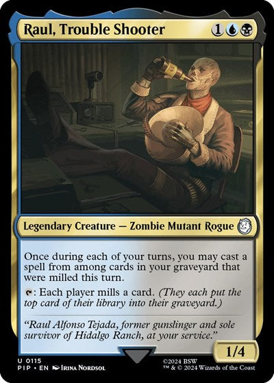 Raul, Trouble Shooter (Universes Beyond: Fallout) Light Play