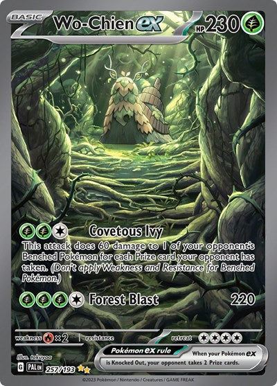 Wo-Chien ex - 257 (SV02: Paldea Evolved) Near Mint Holofoil