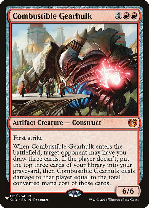 Combustible Gearhulk (The List) Light Play