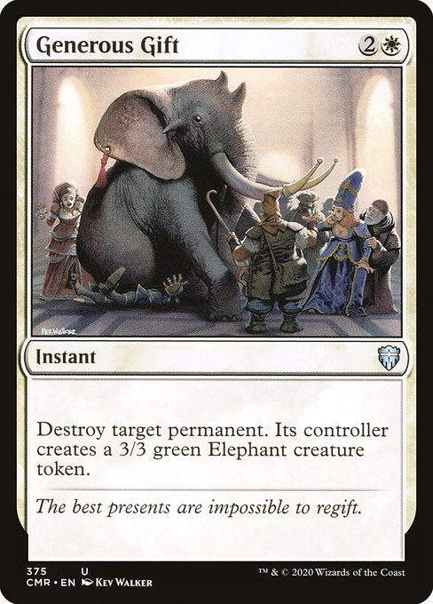 Generous Gift (Commander Legends) Light Play