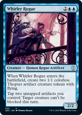 Whirler Rogue (Commander 2020 Zendikar Rising) Light Play