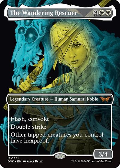 The Wandering Rescuer (Showcase) (Duskmourn: House of Horror) Near Mint Foil
