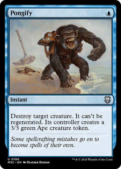 Pongify (Commander: Modern Horizons 3) Light Play