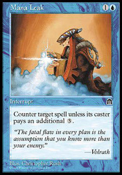 Mana Leak (Stronghold) Light Play