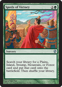 Spoils of Victory (Commander 2013 Edition) Light Play