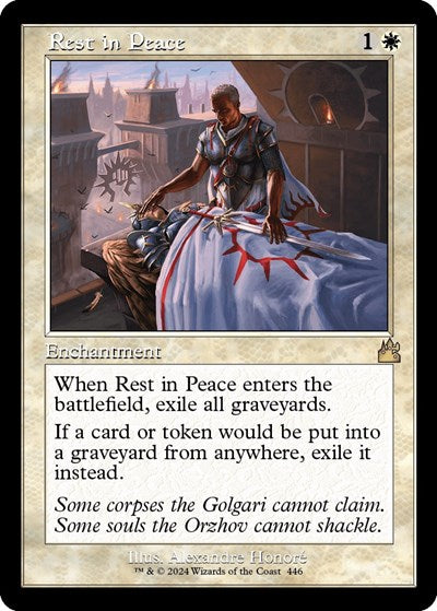Rest in Peace (Retro Frame) (Ravnica Remastered) Light Play