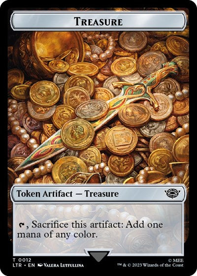 Treasure Token (Universes Beyond: The Lord of the Rings: Tales of Middle-earth) Light Play