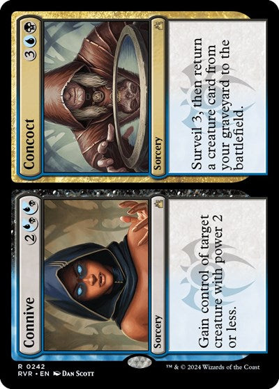 Connive / Concoct (Ravnica Remastered) Light Play