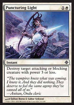 Puncturing Light (Rise of the Eldrazi) Light Play