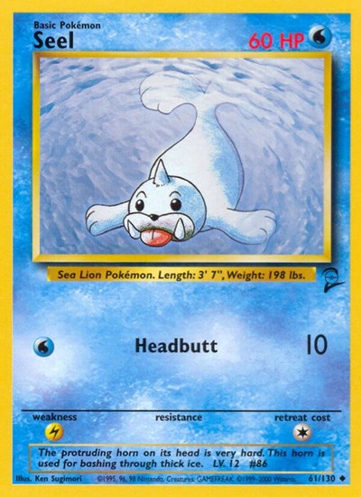 Seel (Base Set 2) Heavy Play
