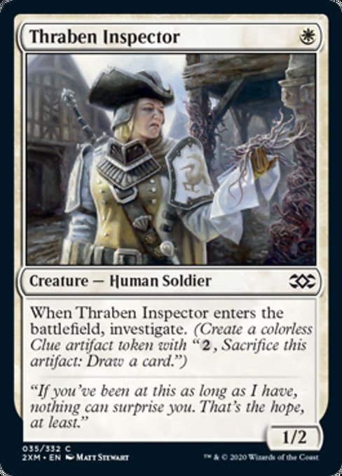 Thraben Inspector (Double Masters) Light Play