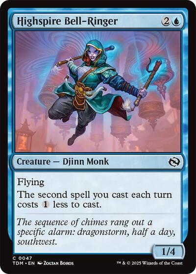 Highspire Bell-Ringer (Tarkir: Dragonstorm) Light Play