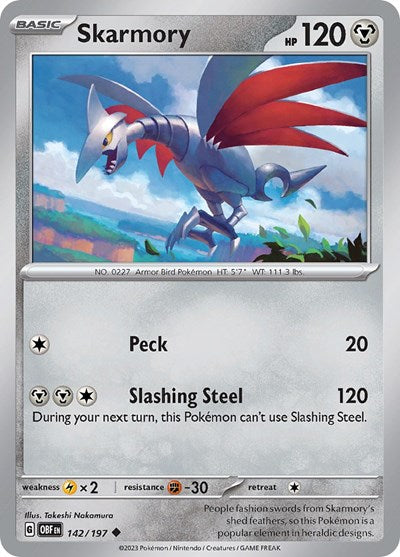 Skarmory (Scarlet and Violet: Obsidian Flames) Light Play