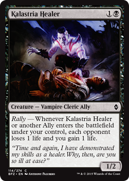 Kalastria Healer (Battle for Zendikar) Light Play