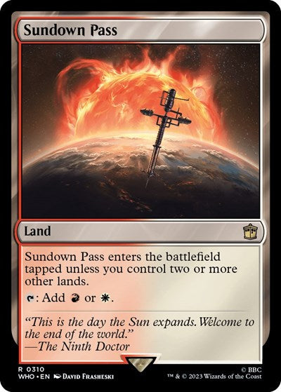 Sundown Pass (Universes Beyond: Doctor Who) Light Play