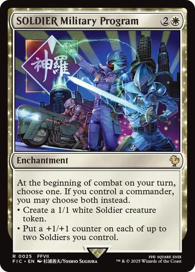 SOLDIER Military Program (Commander: FINAL FANTASY) Light Play
