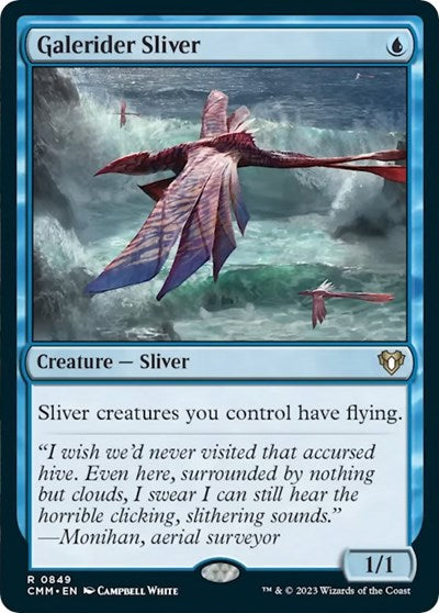 Galerider Sliver (Commander Masters) Near Mint