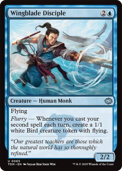 Wingblade Disciple (Tarkir: Dragonstorm) Light Play