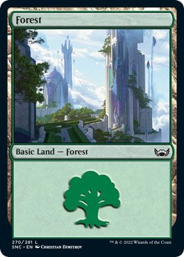 Forest (270) (Streets of New Capenna) Light Play