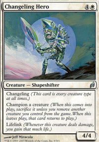 Changeling Hero (Lorwyn) Medium Play