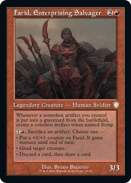 Farid, Enterprising Salvager (Commander: The Brothers' War) Light Play