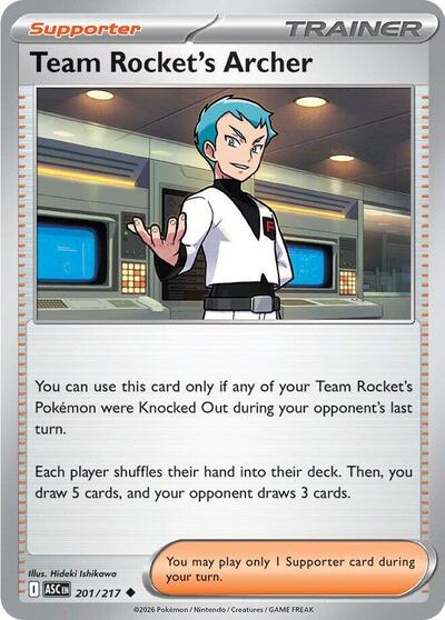 Team Rocket's Archer (ME: Ascended Heroes) Light Play