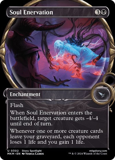 Soul Enervation (Showcase) (Murders at Karlov Manor) Light Play