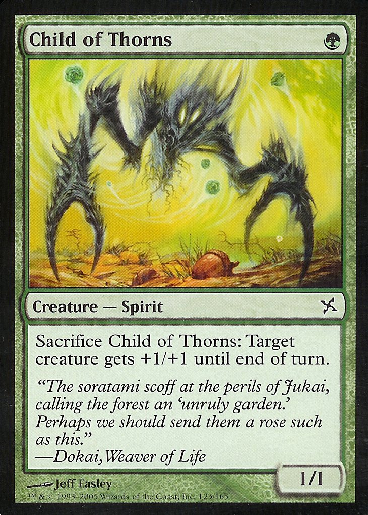 Child of Thorns (Betrayers of Kamigawa) Light Play