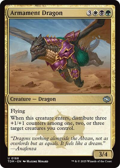 Armament Dragon (Tarkir: Dragonstorm) Light Play