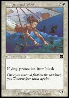 Nightwind Glider (Mercadian Masques) Medium Play