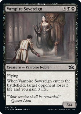 Vampire Sovereign (Double Masters 2022) Light Play