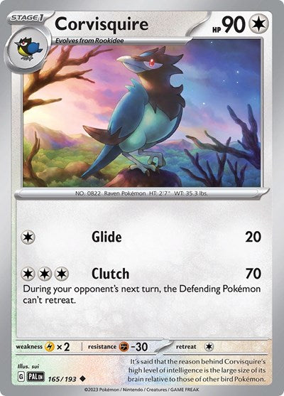 Corvisquire (SV02: Paldea Evolved) Light Play