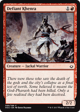 Defiant Khenra (Hour of Devastation) Light Play