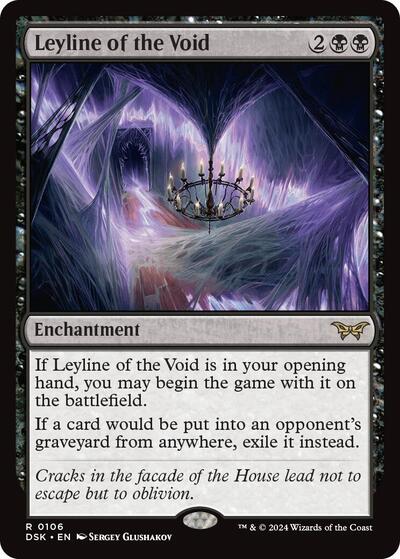 Leyline of the Void (Duskmourn: House of Horror) Light Play