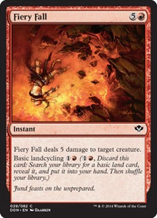 Fiery Fall (Duel Decks: Speed vs Cunning) Light Play