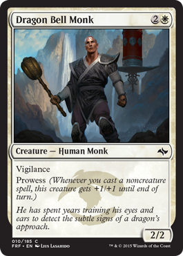 Dragon Bell Monk (Fate Reforged) Light Play