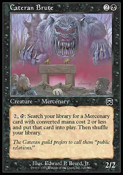 Cateran Brute (Mercadian Masques) Light Play