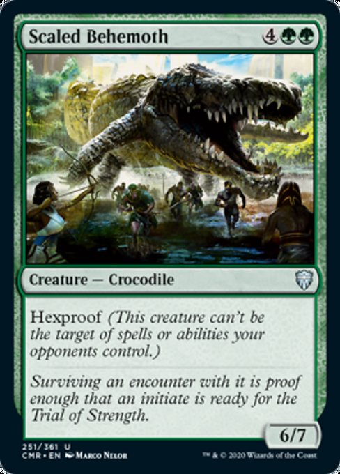 Scaled Behemoth (Commander Legends) Medium Play