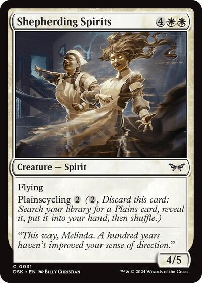 Shepherding Spirits (Duskmourn: House of Horror) Light Play Foil