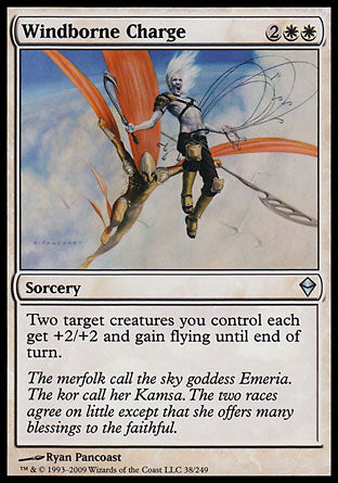 Windborne Charge (Zendikar) Medium Play