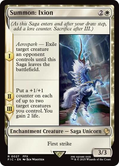 Summon: Ixion (Commander: FINAL FANTASY) Light Play