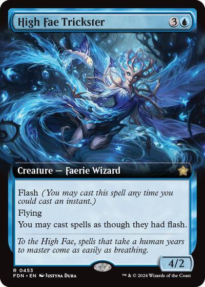 High Fae Trickster (Extended Art) (Foundations) Near Mint Foil