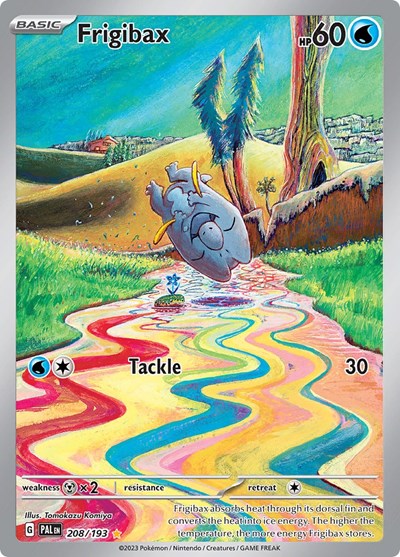 Frigibax - 208 (SV02: Paldea Evolved) Light Play Holofoil
