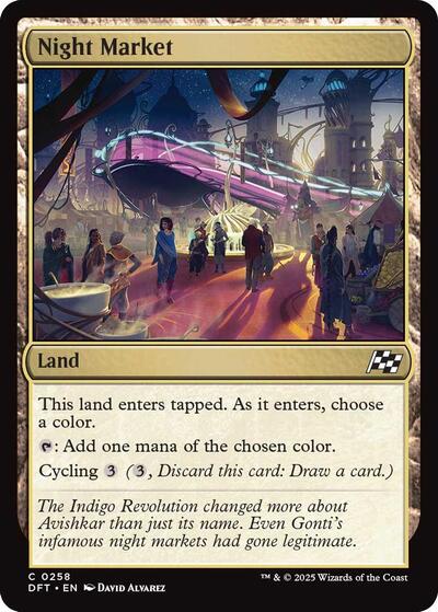 Night Market (Aetherdrift) Light Play Foil