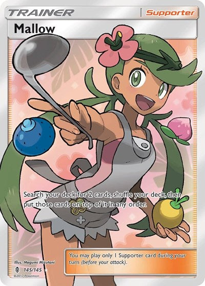 Mallow (Full Art) (SM - Guardians Rising) Medium Play Holofoil