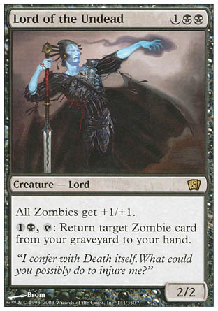 Lord of the Undead (8th Edition) Light Play