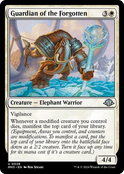 Guardian of the Forgotten (Modern Horizons 3) Damaged / Poor