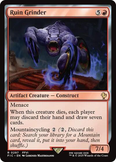 Ruin Grinder (Commander: FINAL FANTASY) Light Play