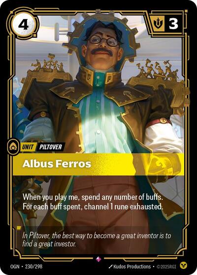 Albus Ferros (Origins) Light Play Foil