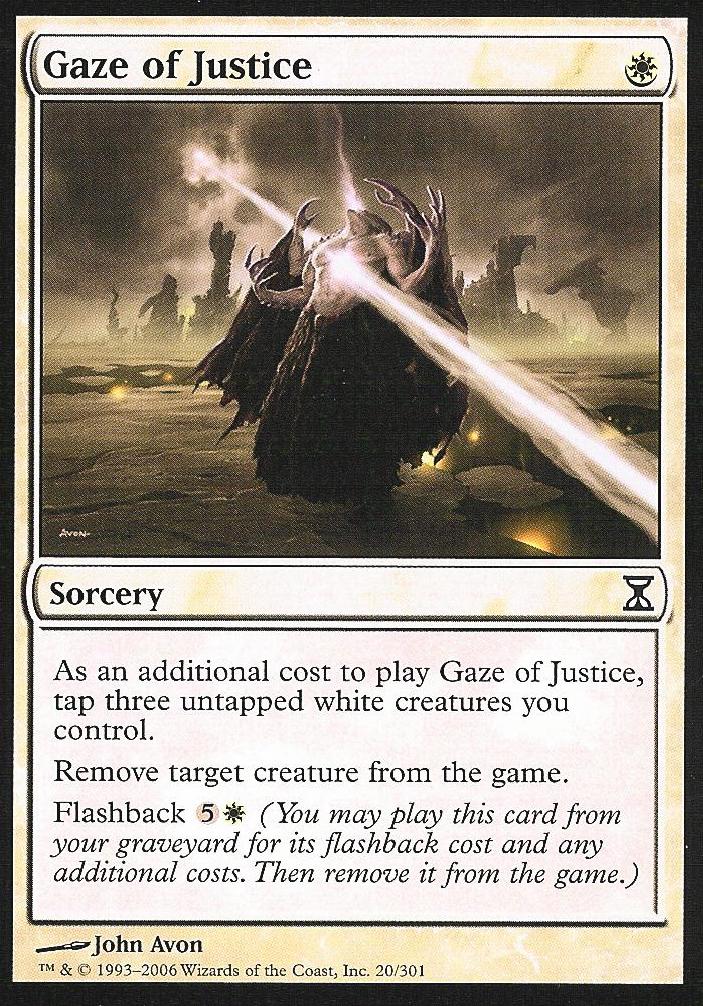 Gaze of Justice (Time Spiral) Medium Play